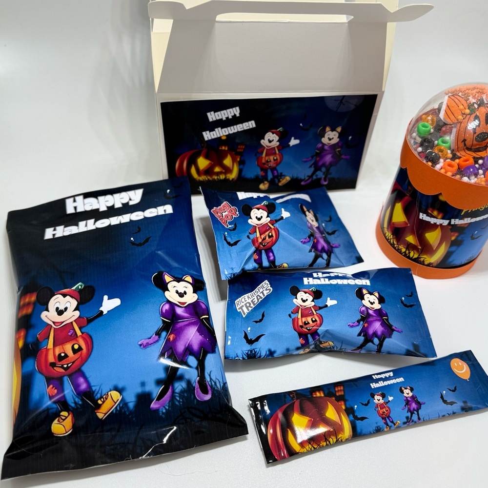 Halloween Party Favor Set with Cartoon Characters
